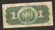 BOLIVIA - El BANCO De La NACION BOLIVIANA - 1 BOLIVIANO (1911) With Overprint "BANCO CENTRAL De BOLIVIA" - Bolivia