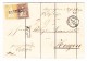 Heimat ZH RUSSIKON Stabstempel Auf 5 Und 20Rp Strubel  Brief Fehraltorf 8.4.1860 Nach Horgen - Lettres & Documents