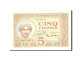 Billet, Madagascar, 5 Francs, 1937, Undated, KM:35, SPL - Madagascar