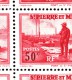 St Pierre Et Miquelon MNH Scott #184 Partial Sheet Of 25 50c Port St. Pierre Variety: Mis-shaped ´S´ Position 2/5 - Blocs-feuillets