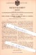 Original Patent  - Emile De Trey In Basel , 1895 , Verfahren Zum Belegen Von Blattmetall !!! - Documents Historiques