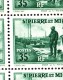 St Pierre Et Miquelon MNH Scott #181 Partial Sheet Of 25 35c Port St. Pierre Variety: Mis-shaped 'S' At Position 2/5 - Blocs-feuillets