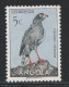 Angola 1951. Scott #333 (M) Bird, Dark Chanting Goshawk - Angola