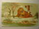 CHROMO CARTE - CHOCOLAT D´AIGUEBELLE - MAISON SOUS LA NEIGE - 10X6 - Aiguebelle