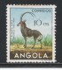 Angola 1953. Scott #363 (M) Fauna, Sable Antelope - Angola