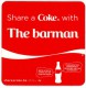 Coca-Cola. Share A Coke With The Boy At The Bar. Commandez-moi Maintenant Et Découvrez Avec Qui Me Partager! Bestel Me.. - Sous-bocks
