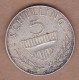 AC - AUSTRIA - 5 SCHILLING 1961 SILVER COIN VF+ - Oostenrijk