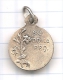 Médaille Religieuse Avec Bélière :  Sainte Odile - Métal Argenté - Pendentifs