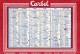 Delcampe - CALENDRIER DE BUREAU 1960 CARBEL *Carbones *Rubans *Stencils *Encres Pour Duplicateurs - Petit Format : 1941-60