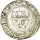 Monnaie, France, Blanc, Sainte-Ménéhould, TTB+, Billon, Duplessy:377A - 1380-1422 Charles VI Le Fol