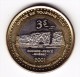 2001 Rocher-Perce Quebec Bimetallic $3 Token - Canada