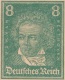 Allemagne 1927. Essai De Carte Postale, Entier D'usage Courant Dentelé. Deux-demi Cartes Se-tenant. Beethoven - Musica