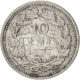 Monnaie, Pays-Bas, Wilhelmina I, 10 Cents, 1937, TTB, Argent, KM:163 - 10 Centavos