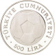 Monnaie, Turquie, 500 Lira, 1982, FDC, Argent, KM:953 - Turquie