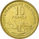Monnaie, Côte Française Des Somalis, 10 Francs, 1965, Paris, FDC - Gibuti