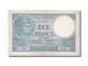 Billet, France, 10 Francs, 10 F 1916-1942 ''Minerve'', 1916, 1916-07-18, SUP - 10 F 1916-1942 ''Minerve''