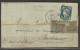 LAC N44R1 Bleu Noir Bayonne-Bordeaux. Signée Calves. Cote Maury 3150&euro; - 1870 Bordeaux Printing