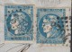 LAC 2X N45R1 Saint Malo- Morlaix - 1870 Bordeaux Printing