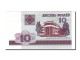 Billet, Bélarus, 10 Rublei, 2000, NEUF - Andere - Europa