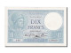 Billet, France, 10 Francs, 10 F 1916-1942 ''Minerve'', 1940, 1940-11-28, SUP+ - 10 F 1916-1942 ''Minerve''