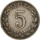 Monnaie, Grèce, George I, 5 Lepta, 1894, Paris, TTB, Copper-nickel, KM:58 - Grèce