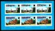 Gibraltar MNH Scott #368a Set Of 2 Booklet Panes Royal Residences - 25th Anniversary Coronation - Gibraltar