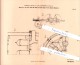 Original Patent  - Philippe Lauth In Carcassonne , Frankreich , 1888 , Etagen-Trocken-Apparat !!! - Carcassonne