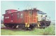 MONON CABOOSE NUMBER C-302, KENTUCKY RAILWAY MUSEUM, LOUISVILLE (USA, 1980´s) - Treni