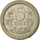 Monnaie, Pays-Bas, Wilhelmina I, 5 Cents, 1907, SUP, Copper-nickel, KM:137 - 5 Centavos