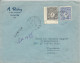 1946 - FINISTERE - ENVELOPPE RECOMMANDEE PROVISOIRE De QUIMPER Pour VINCENNES - ARC DE TRIOMPHE (RARE) - 1944-45 Triumphbogen