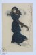 Old Victorian Lady, Winter/ Cold Dressed - Clarence Underwood Signed Postcard - Underwood, Clarence F.