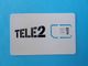 TELE 2 ... Tele2  ( Croatia GSM SIM Card With Chip ) * MINT CARD - NEVER USED - Croacia