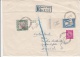 ISRAEL 1949 REGISTERED COVER MICHEL 16 & 18 RISHON LE TSIYON TO ZURICH FULL TAB - Lettres & Documents
