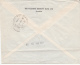 ISRAEL 1951 EXPRESS COVER MICHEL 40 &amp; 59 1 FULL TAB - Lettres & Documents