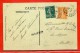 ALEXANDRIE TP DE FRANCE SUR CARTE DE 1924 AVEC GRIFFE PAQUEBOT POUR LE MANS - Cartas & Documentos