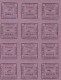 India, Princely State BAMRA, Block Of 12 With Error, 2 Pairs With Error, Collection Page Inde Indien - Bamra