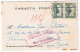 TARJETA  CENSURA MILITAR SAN SEBASTIAN 1937  PARA BIARRITZ - Marcas De Censura Nacional