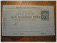 Carte PNEUMATIQUE Fermee Overprinted Taxe Reduite 30c TELEGRAPHE 50c Postal Stationery Card France - Neumáticos