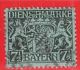 MiNr.18 D O Altdeutschland Bayern Dienstmarken - Gebraucht