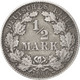 Monnaie, GERMANY - EMPIRE, 1/2 Mark, 1906, Munich, TTB, Argent, KM:17 - 1/2 Mark