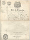 BRUXELLES EXTRAIT DU REGISTRE DE NAISSANCE DE 1857 AVEC CACHET ET TAMPON DU TRIBUNAL DE 1 INSTANCE  ANNEE 1912 - ... - 1799