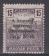 Hungary 1919 Mi#288 With Socmis Mark On Back, Mint Never Hinged - Unused Stamps