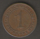 GERMANIA 1 REICHSPFENNIG 1924 - 1 Rentenpfennig & 1 Reichspfennig