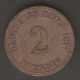 GERMANIA 2 PFENNIG 1877 - 2 Pfennig