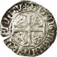 Monnaie, France, Blanc Guénar, Rouen, TTB, Billon, Duplessy:377A - 1380-1422 Charles VI The Beloved