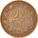 Monnaie, Pays-Bas, Wilhelmina I, 2-1/2 Cent, 1890, TTB, Bronze, KM:108.2 - 2.5 Centavos