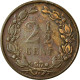 Monnaie, Pays-Bas, William III, 2-1/2 Cent, 1877, TTB, Bronze, KM:108.1 - 1849-1890 : Willem III