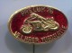 Motorbikes, Motorcycle, Scooter - Racing Cross, GRAND PRIX YUGOSLAVIA, Preluk 1976. Vintage Pin  Badge - Motos