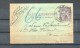 France. Carte Lettre Pneumatique Parisien. 1928. 1,50 Franc Violet - Pneumatische Post