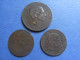 LOT 3 MONNAIES / ESPAGNE / DIEZ - CINQUO CENTIMOS / ALFONSO XII / 01 - Colecciones